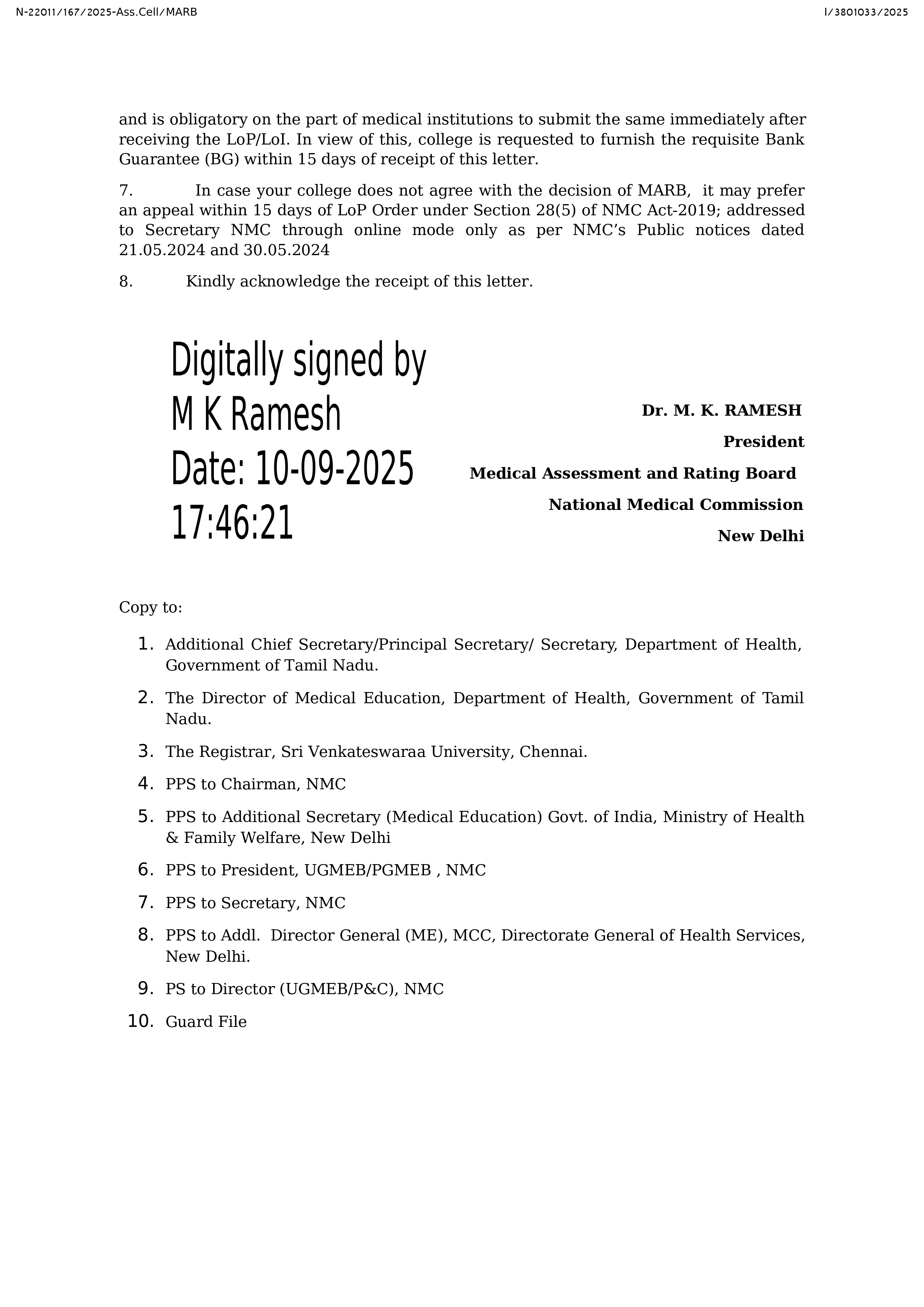 Letter of Permission